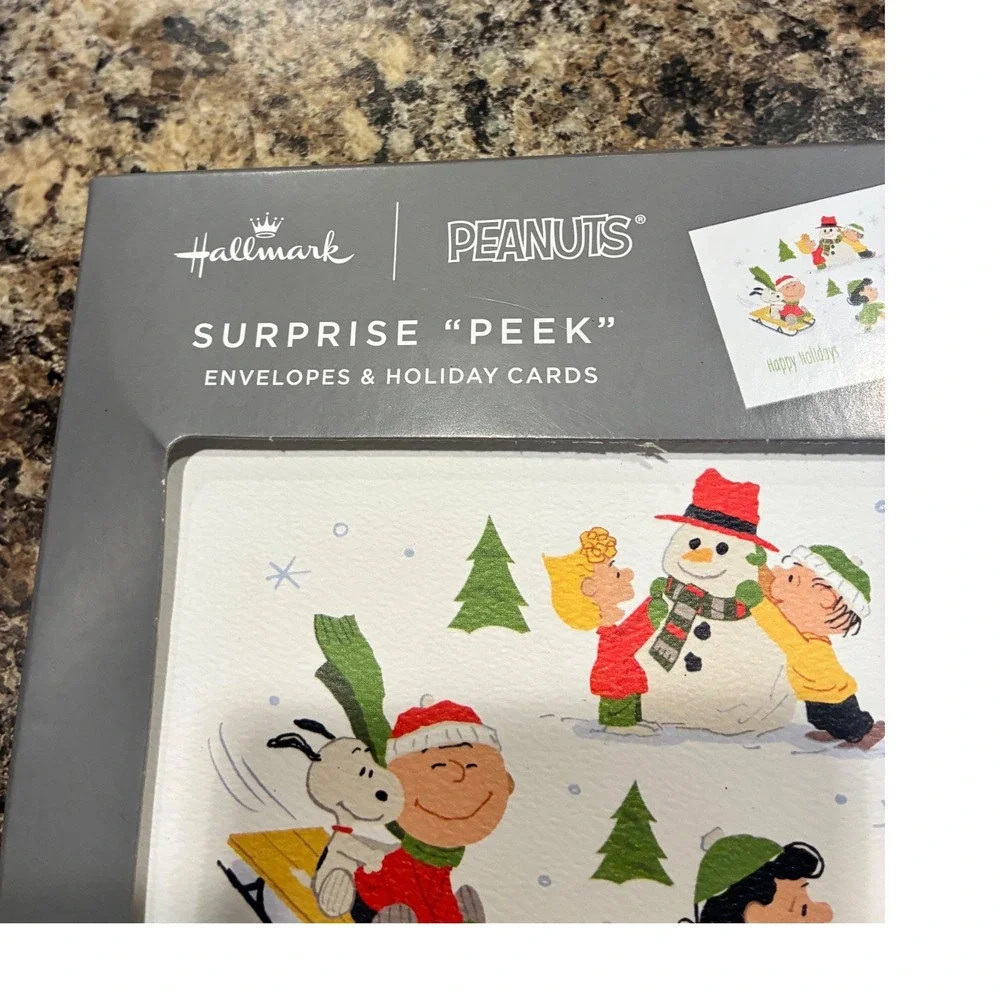 Hallmark peanuts surprise